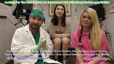 $CLOV - Mina Moon Gets Required Tampa school Entrance physical By physician Tampa & destiny Cruz At GirlsGoneGyno.com